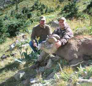 Denis Denardo with his 168 3/8 Ram